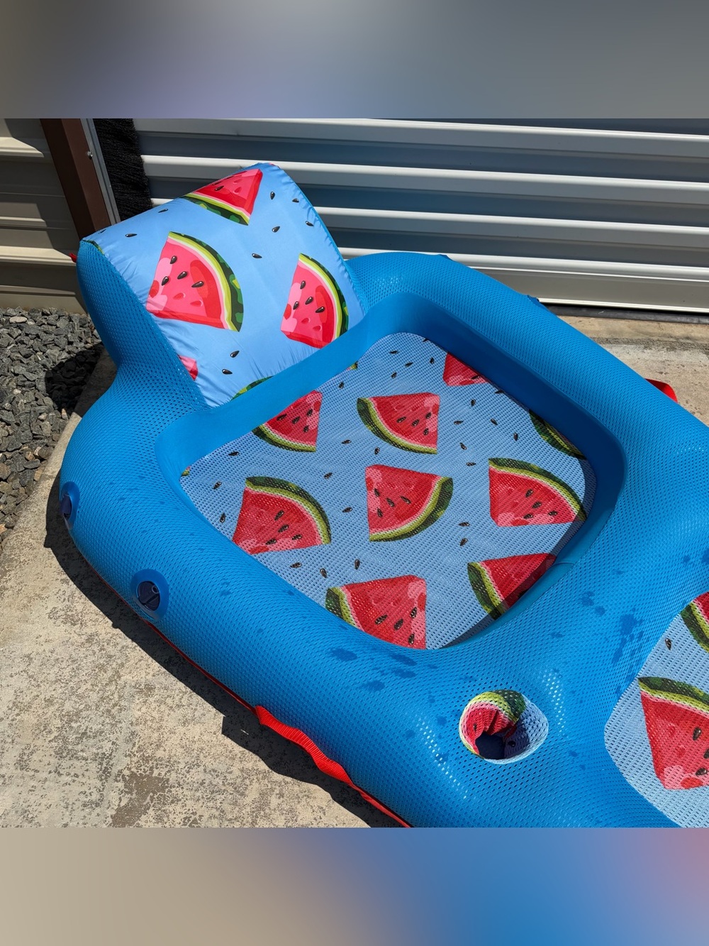 Aqua Ultimate Sunshade Recliner Ultra-Comfortable Mesh Covered Pool Lounge Float - Picture 8 of 11